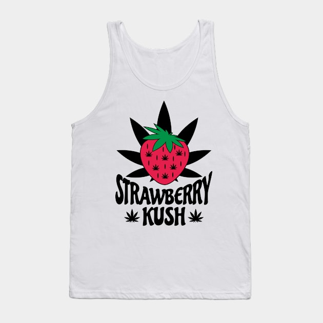 Strawberry Kush Tank Top by defytees